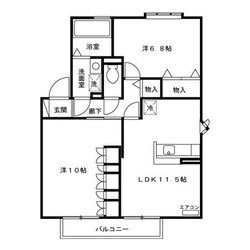 アザレアパークＧの物件間取画像